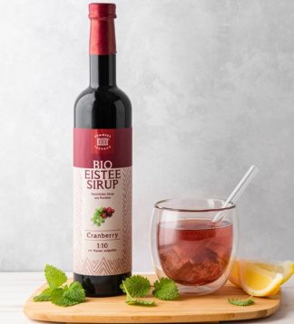 Bio Ice Tea szirup - rooibos tea áfonya ízesítéssel