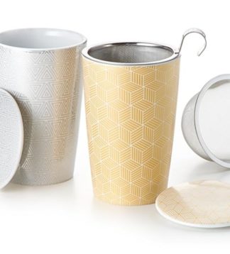 Fine Lines' Fémszűrős porcelán bögre díszdobozban