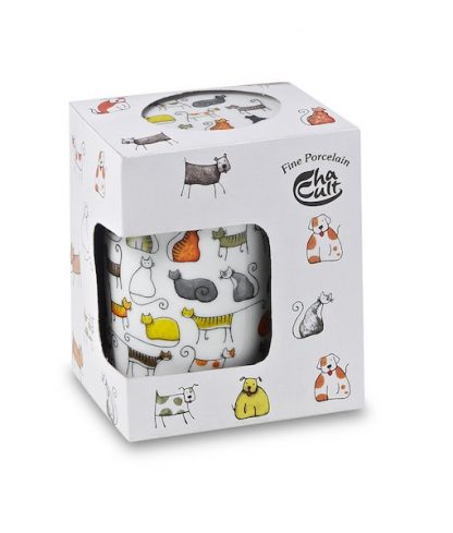 Dodo cicás fémszűrős porcelán bögre díszdobozban - Image 5