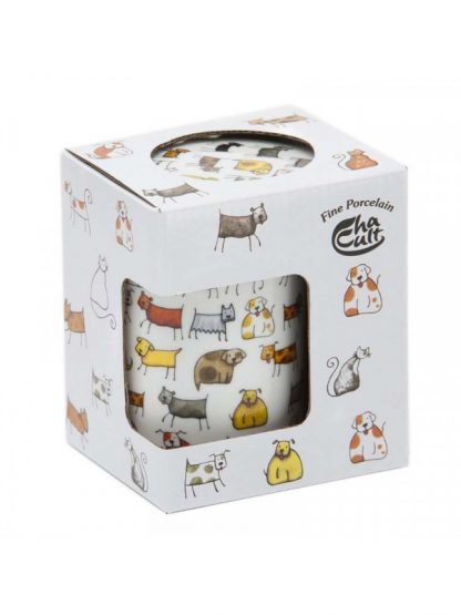 Bodo kutyás fémszűrős porcelán bögre díszdobozban - Image 3