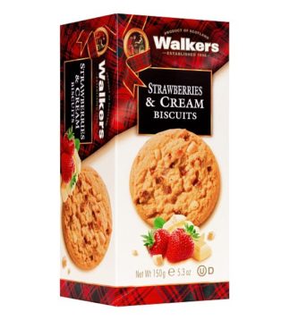 Walkers Strawberries & Cream Biscuits