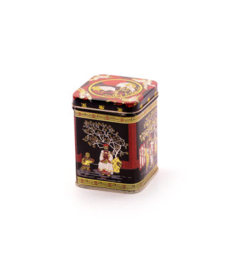 Fekete-bordó japán doboz 25g