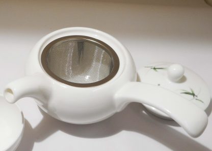 Bambuszos nyeles porcelán teáskanna - Image 2