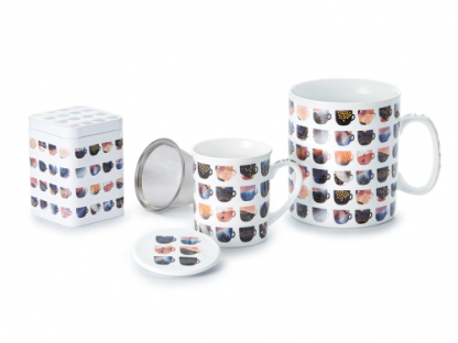Tia fémszűrős porcelán bögre díszdobozban - Image 4