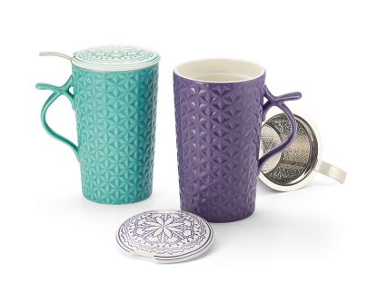 Skadi fémszűrős porcelán bögre díszdobozban - Image 3