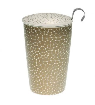 Stones fémszűrős porcelán bögre díszdobozban
