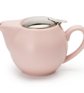 Saara rose matt teáskanna fém szűrővel 0,5l