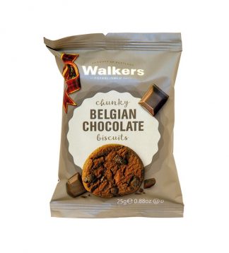 Walkers Chunky Belgian Chocolate  Biscuits 25g