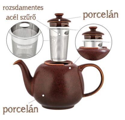 Swansea porcelán teáskanna 1,6l - Image 2