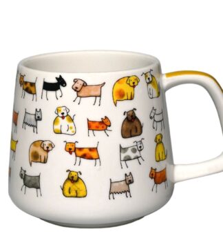 Bodo kutyás porcelán bögre